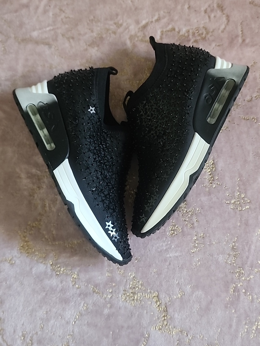 ASH | Lightning Star Black Sneakers